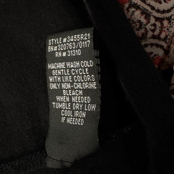 AGB 3X-Large Top Floral Flyaway Overlay Stretch Sleeveless Scoop Neck Pink Multi - Picture 10 of 10